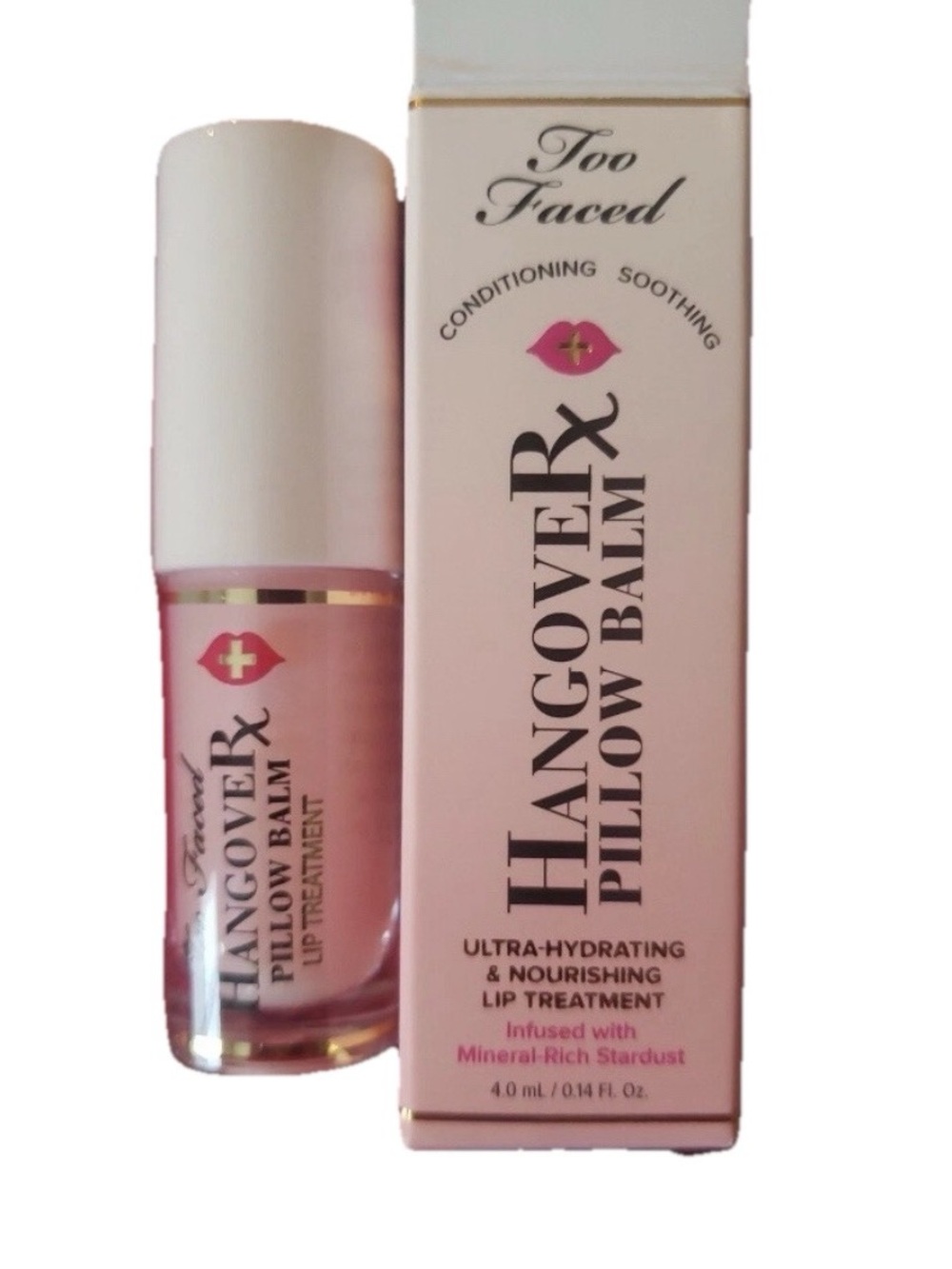 Too Faced Hangover Pillow Balm Ultra Hydrating Lip Treatment 0.14 OZ New In Box